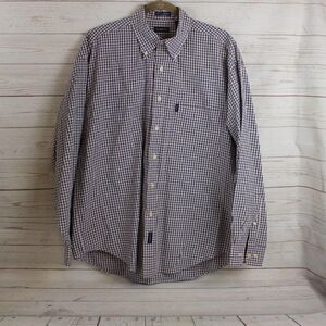 Nwot Gant L Micro Tartan Button Check Shirt
